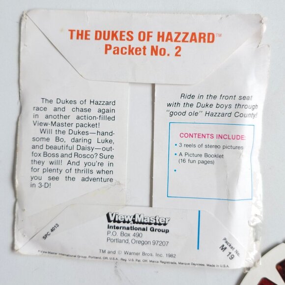 VINTAGE Dukes of Hazard View Master Reels 21 3D Pictures TV Show 1982 - Picture 3 of 6